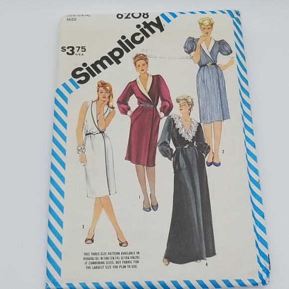 Set of 7 vintage womens sewing patterns - Picture 2 of 8